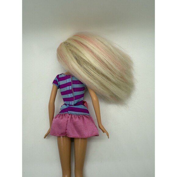 1999 Barbie Pink & Blonde Hair Wearing An Outfit From Barbie Skipper Babysitters - Picture 6 of 12